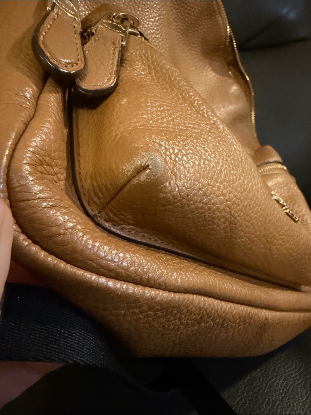 Coach Charlie Backpack Pebble in Leather F30550 Saddle Brown Size Med - Picture 10 of 12